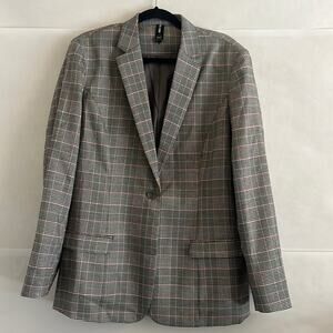 Agnes & Dora Glen Check Plaid Blazer Women Size XXXL Houndstooth Preppy Office